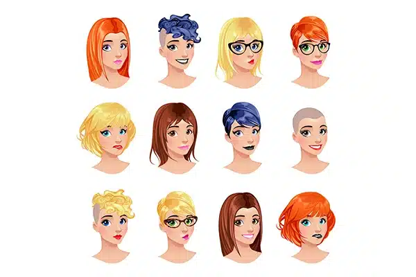 Try out different hairstyles.