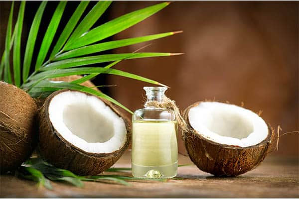 Apply coconut oil to your child's skin and massage
