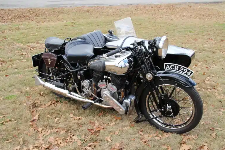 1936 Brough Superior SS80 With Watsonian Sport Sidecar