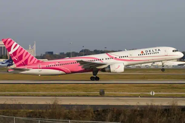 Delta Airlines – Pink Plane