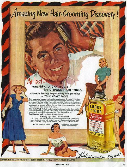 Lucky Tiger Hair Tonic – 1950S