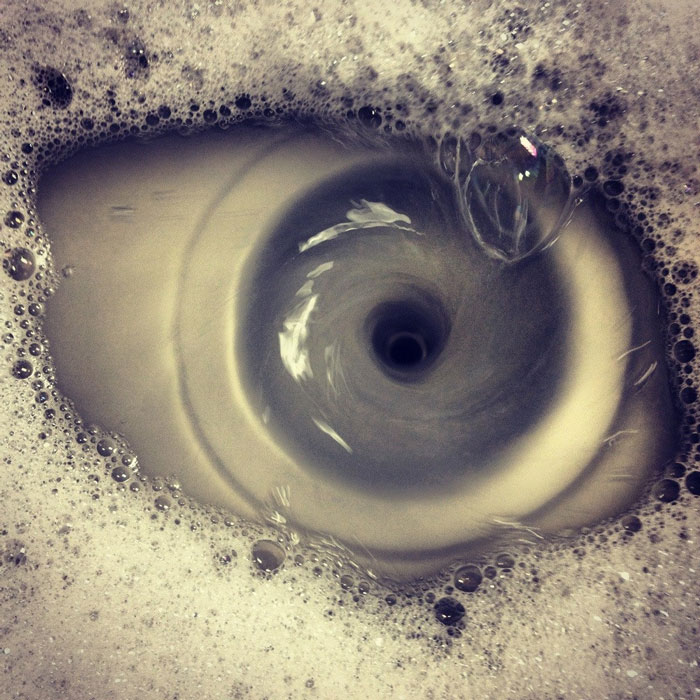 Sink Draining Eye