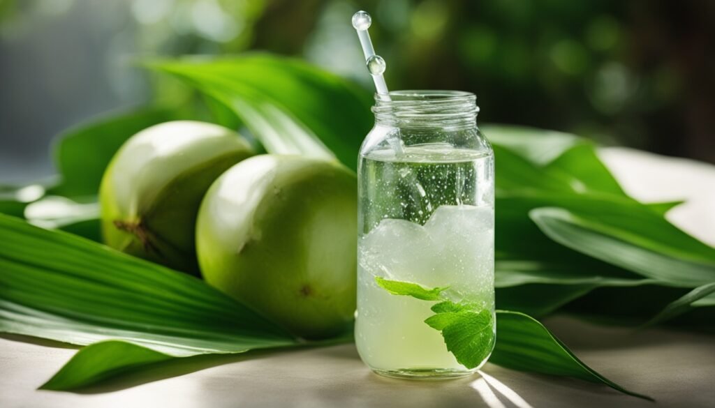 Coconut water as a skin toner